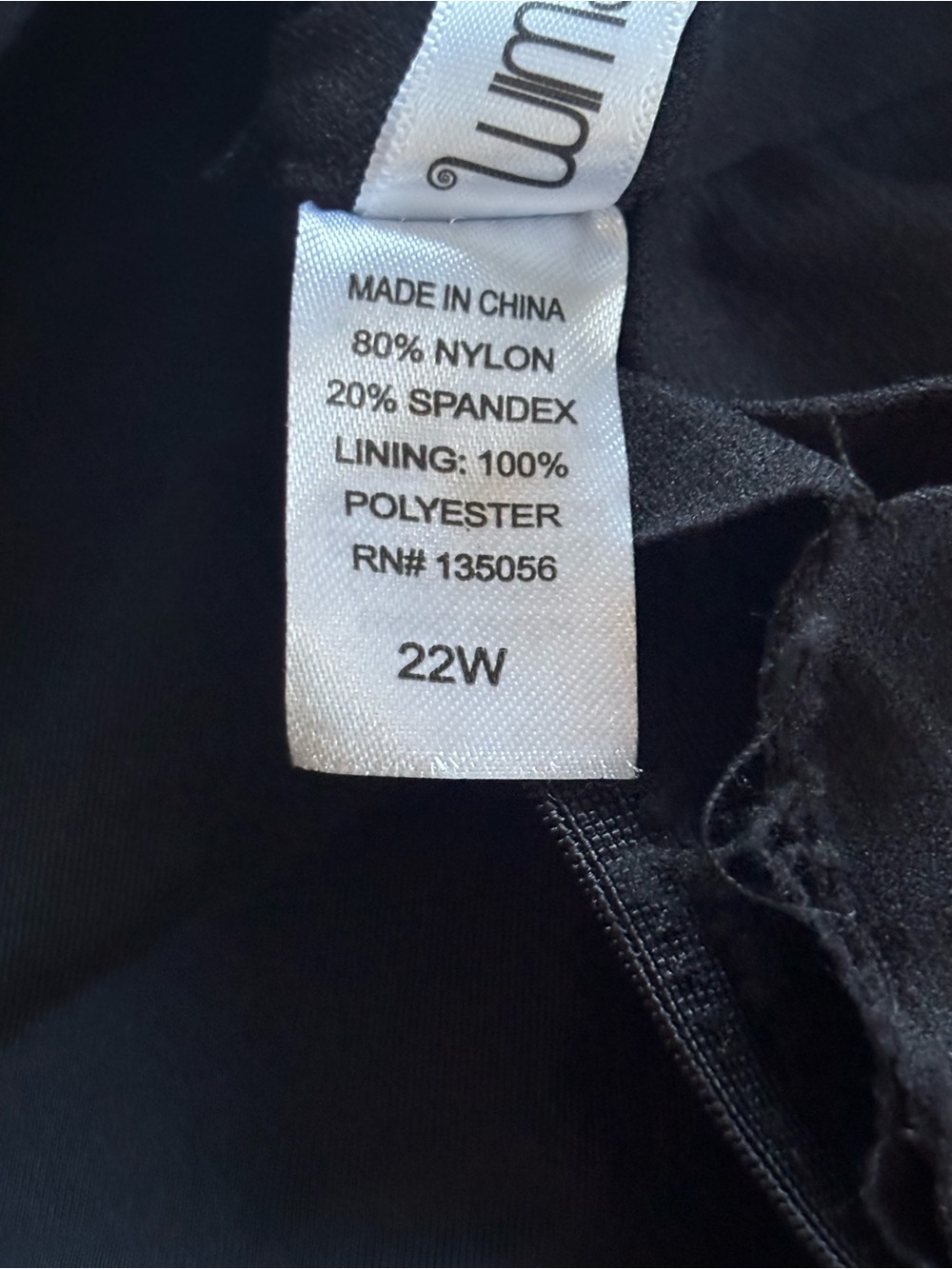 NWT Mazu Women’s One Piece Swimsuit Modest High Neck Halter Blouse Swimsuit 22W - Picture 7 of 9